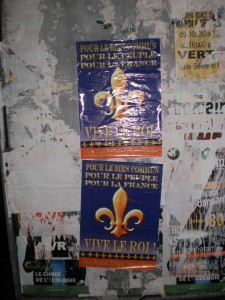 Collage royaliste Nantes