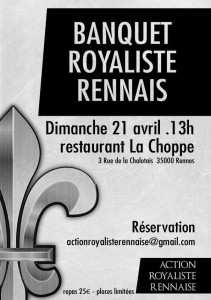 Banquet Royaliste Rennais