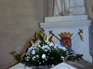 Le tombeau de Cathelineau, à la chapelle Saint-Charles de Saint-Florent-le-Vieil.