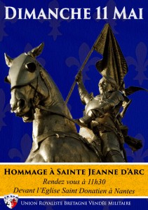 Affiche Sainte Jeanne d'Arc Nantes